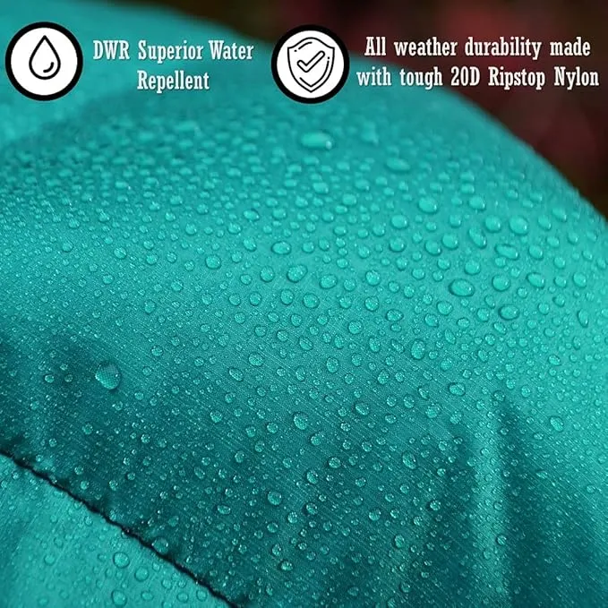 | Extra Large Double Insulated Outdoor Camping Blanket | 2X Puffy, Warm, Packable, Weatherproof, Durable, and Lightweight | Top Quilt for Hiking, Backpacking, Stadium Events, Picnic Use