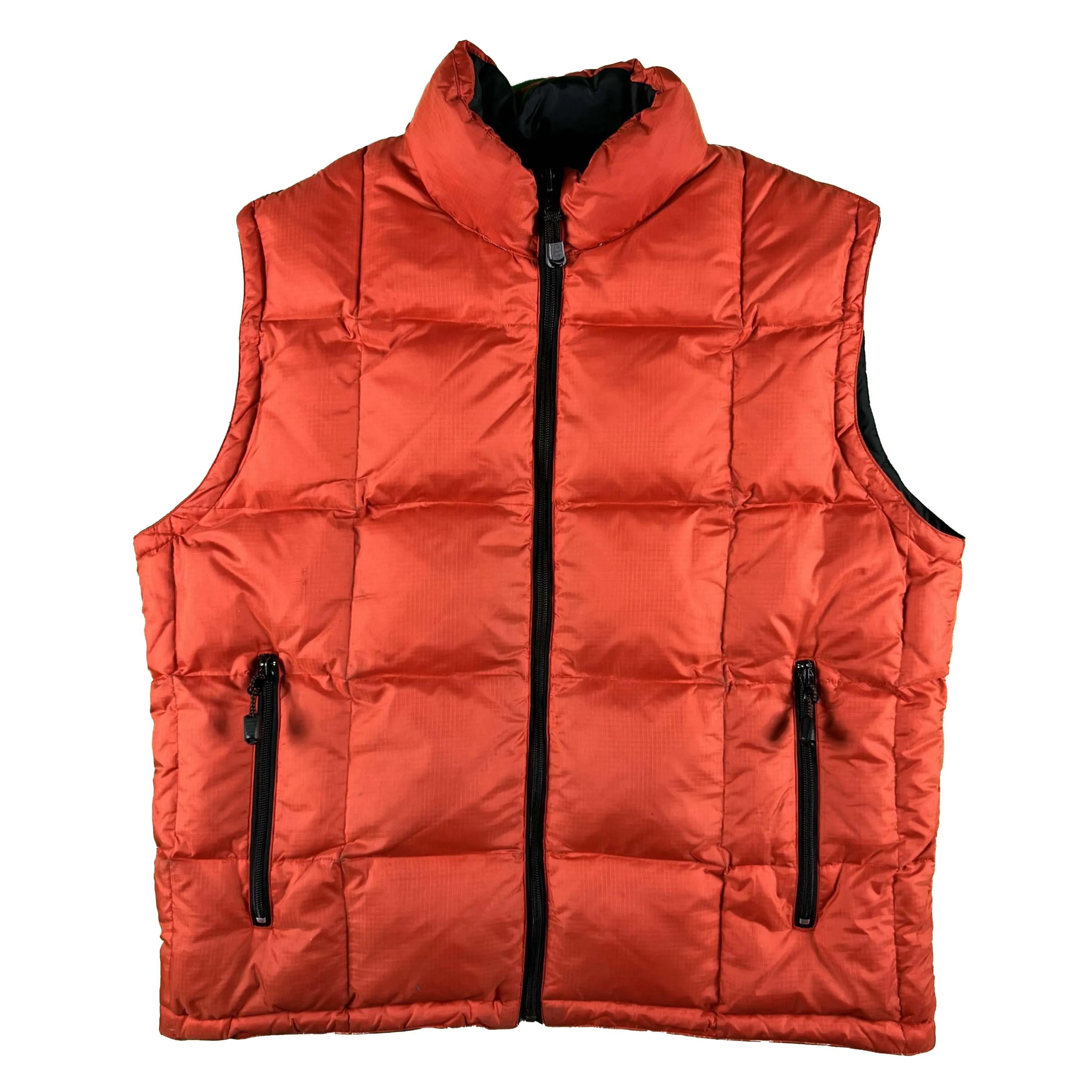 00s Gap Reversible Down Puffer Vest- L