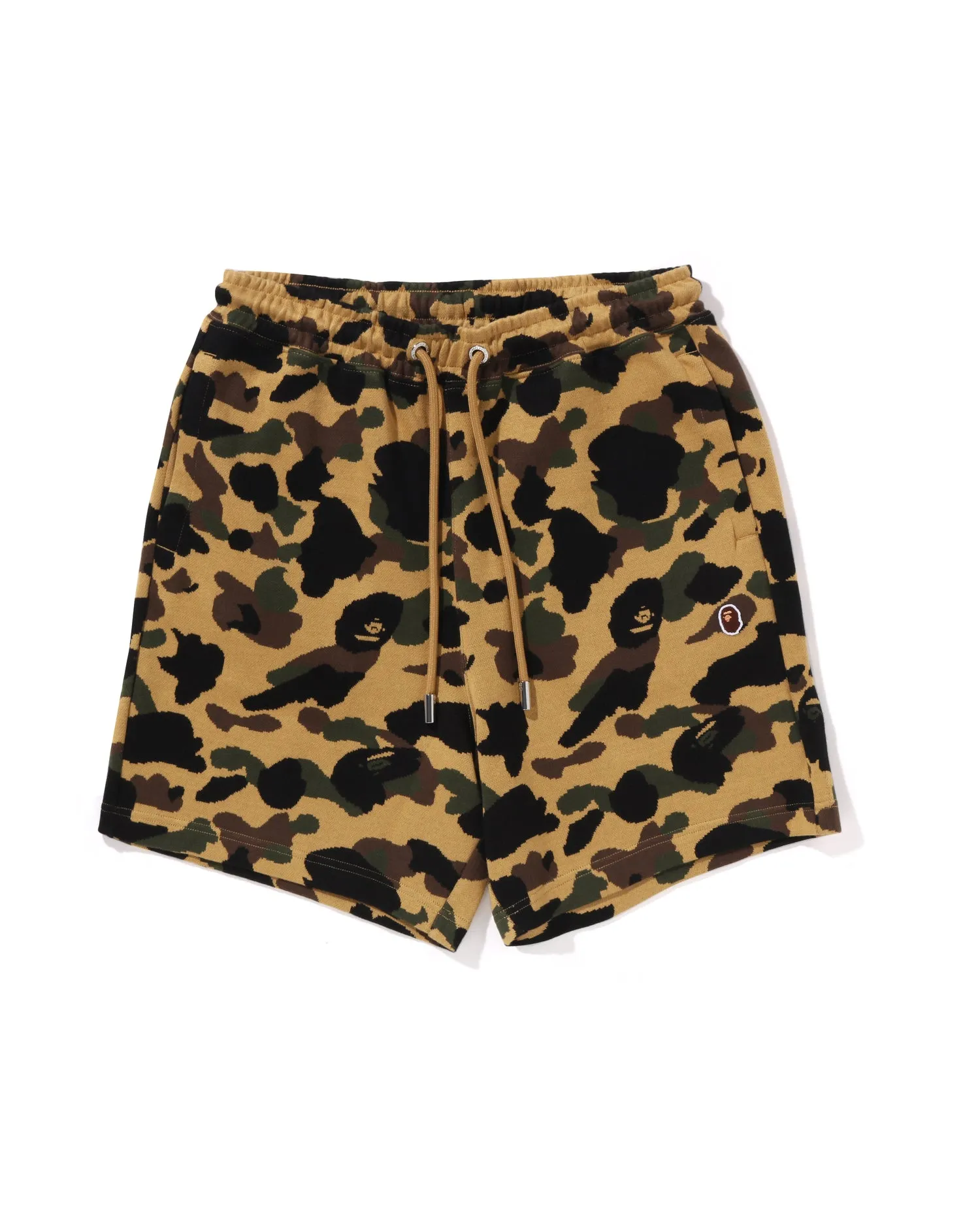 1st Camo Jacquard One Point Relaxed Fit Sweat Shorts