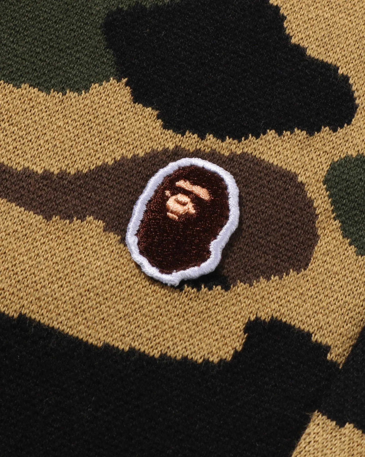 1st Camo Jacquard One Point Relaxed Fit Sweat Shorts