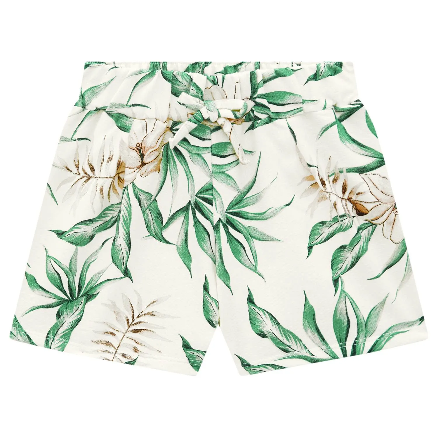 2Pc Halter Top & Floral Shorts Set