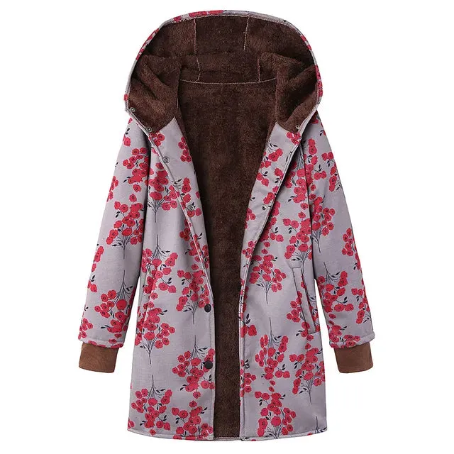 (50% off) Clover™ - Thick printed cashmere jacket [Last day discount]