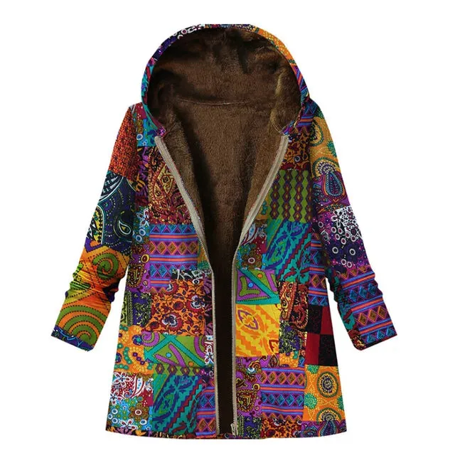 (50% off) Clover™ - Thick printed cashmere jacket [Last day discount]