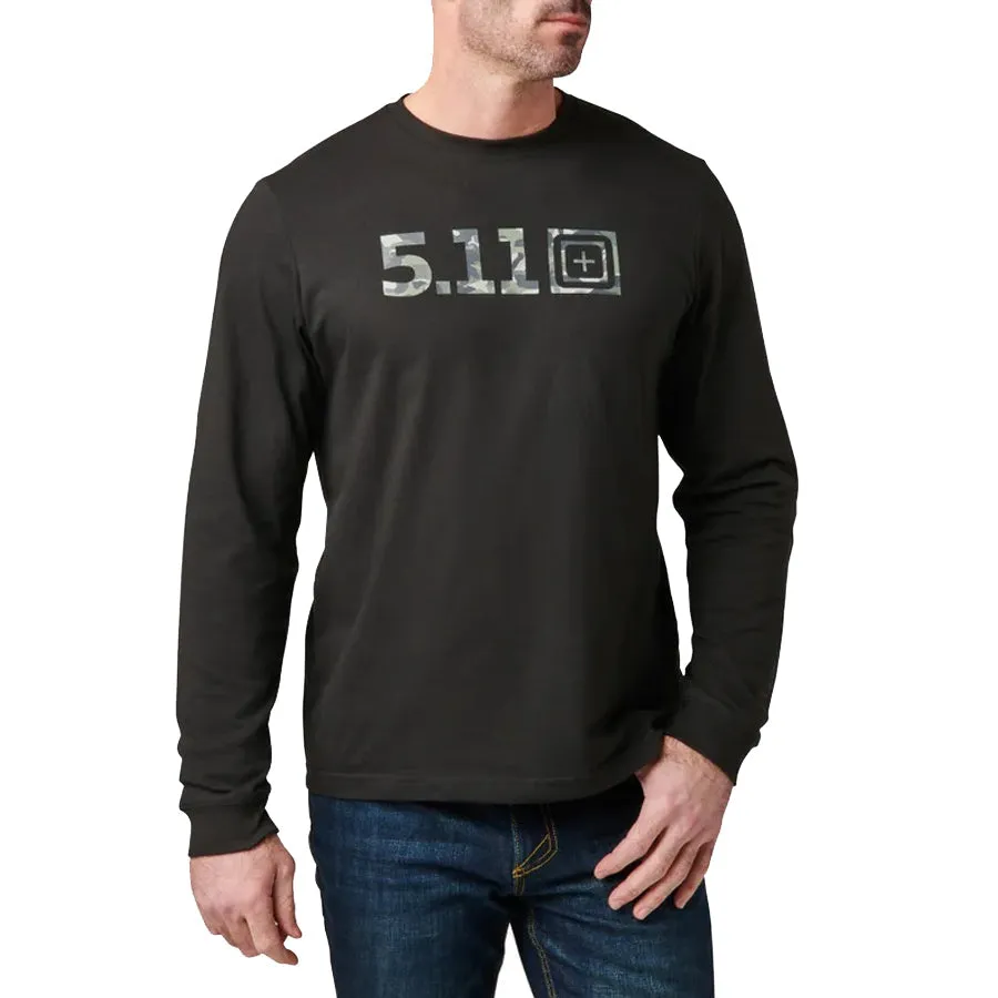 5.11 Tactical Camo Logo Fill Long Sleeve Tee