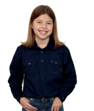 60606NVY Just Country Kenzie Work Shirt Navy