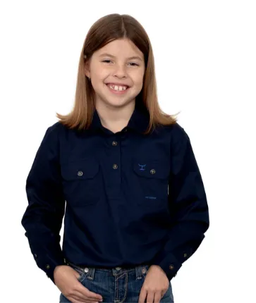 60606NVY Just Country Kenzie Work Shirt Navy