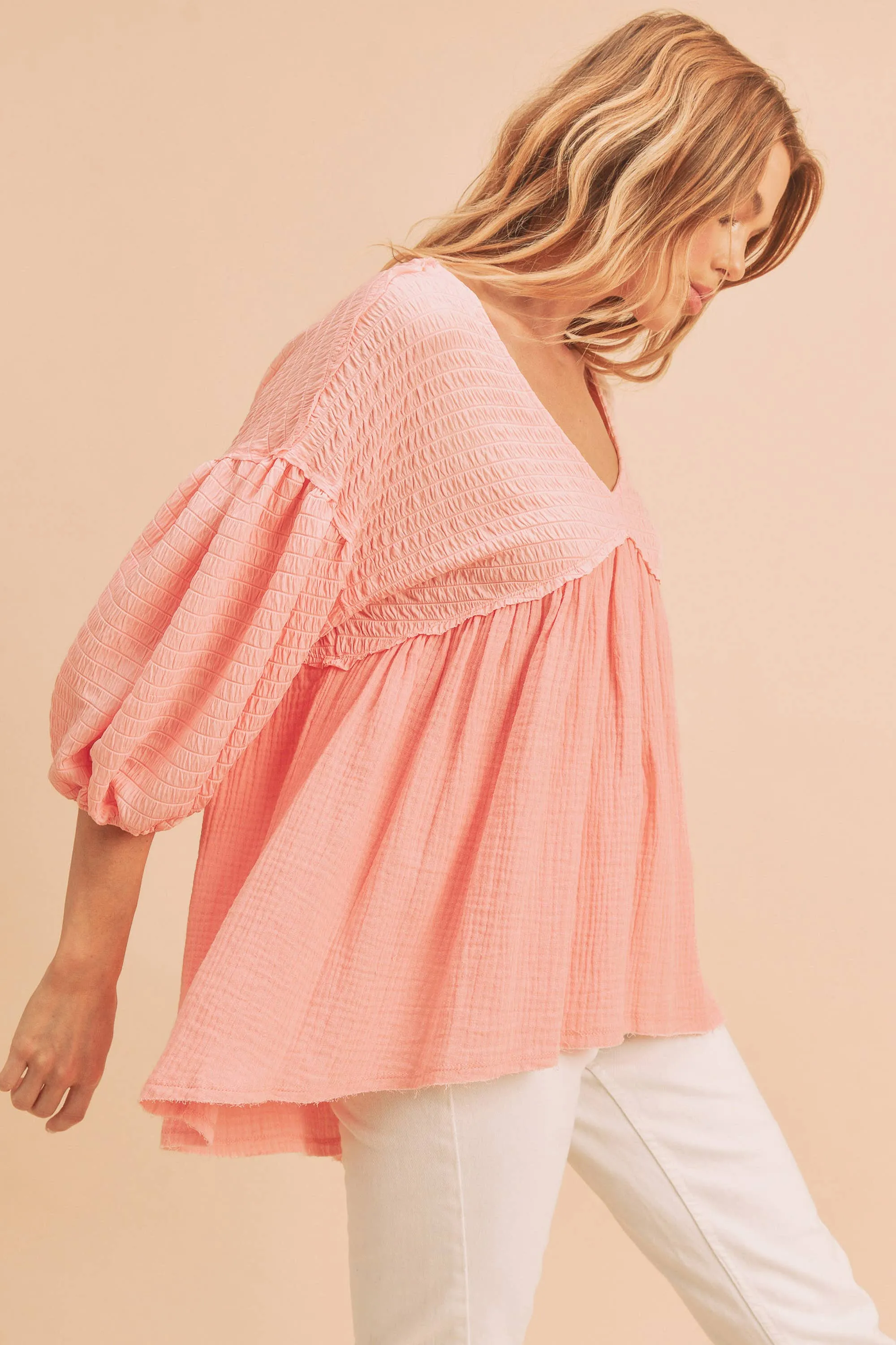 880AS Natalie Top 2: White / L / Top