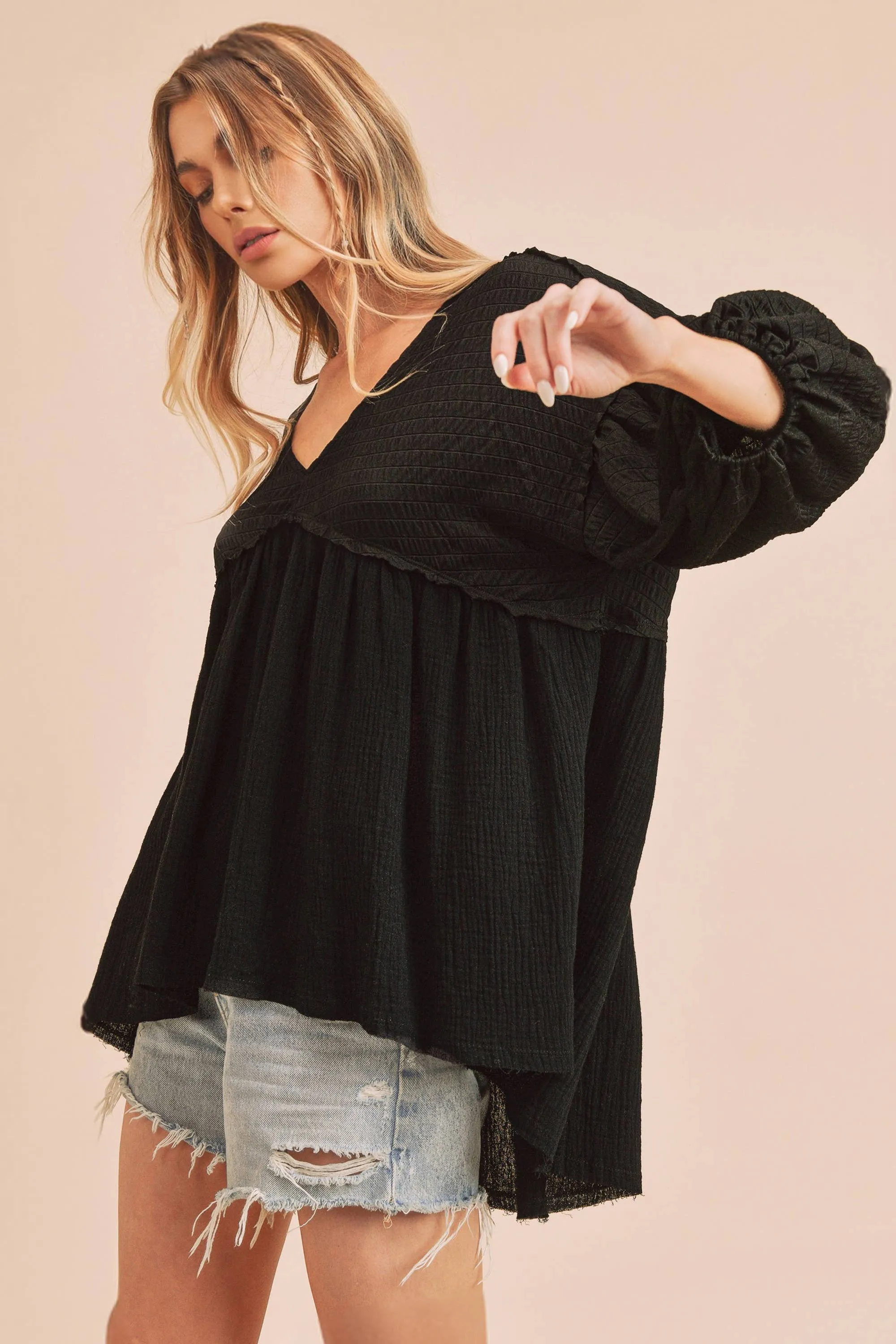 880AS Natalie Top 2: White / L / Top