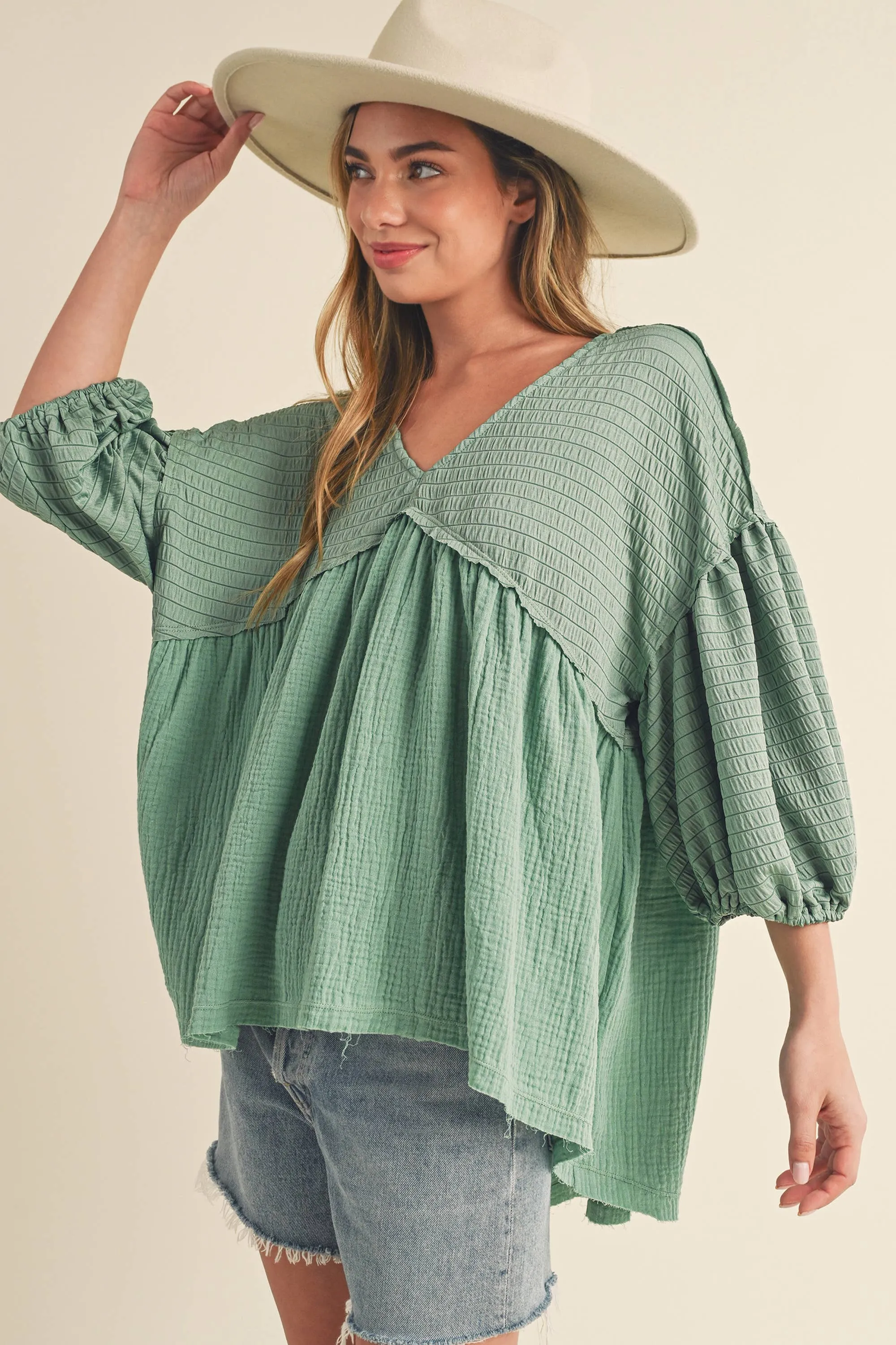 880AS Natalie Top 2: White / L / Top