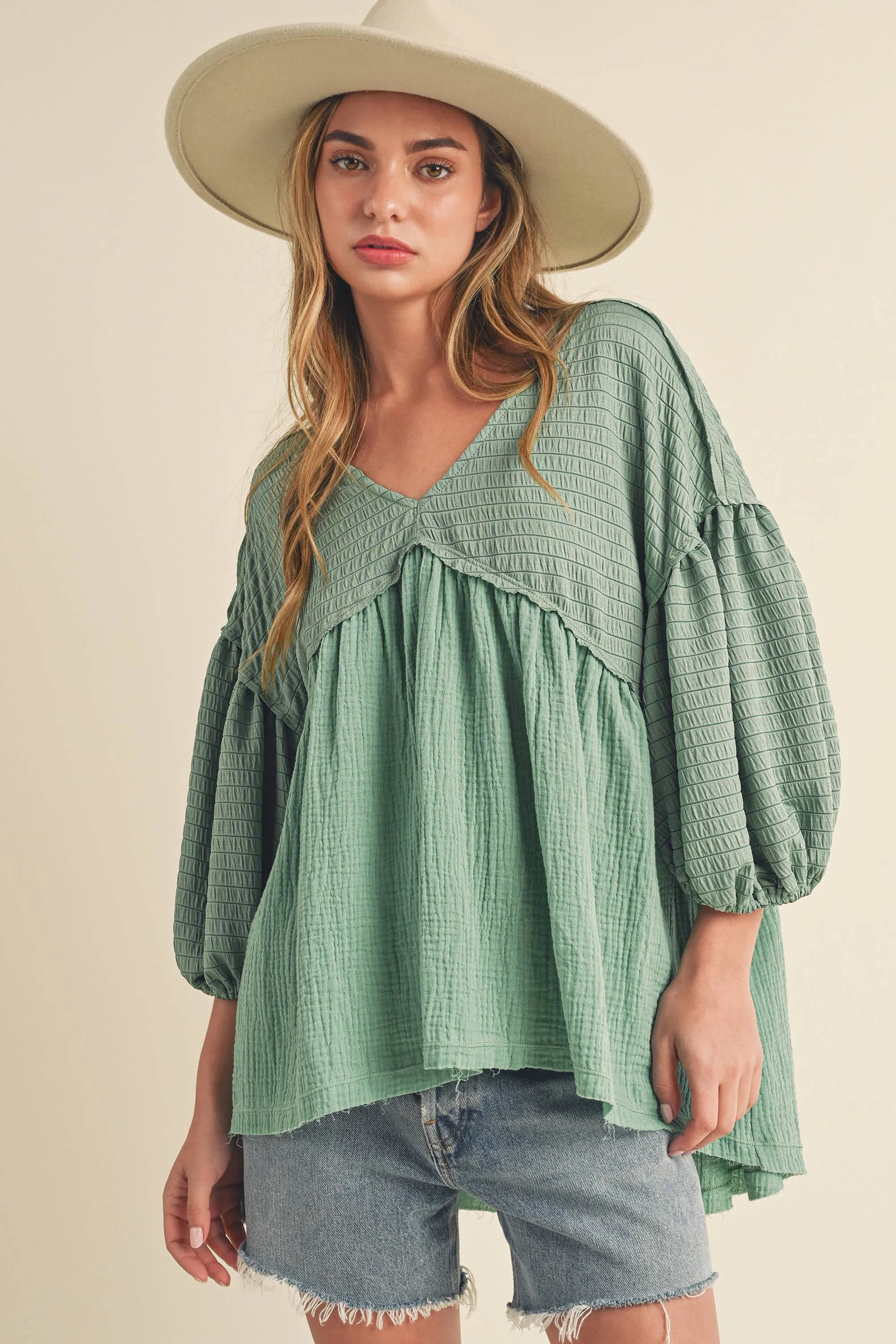 880AS Natalie Top 2: White / L / Top