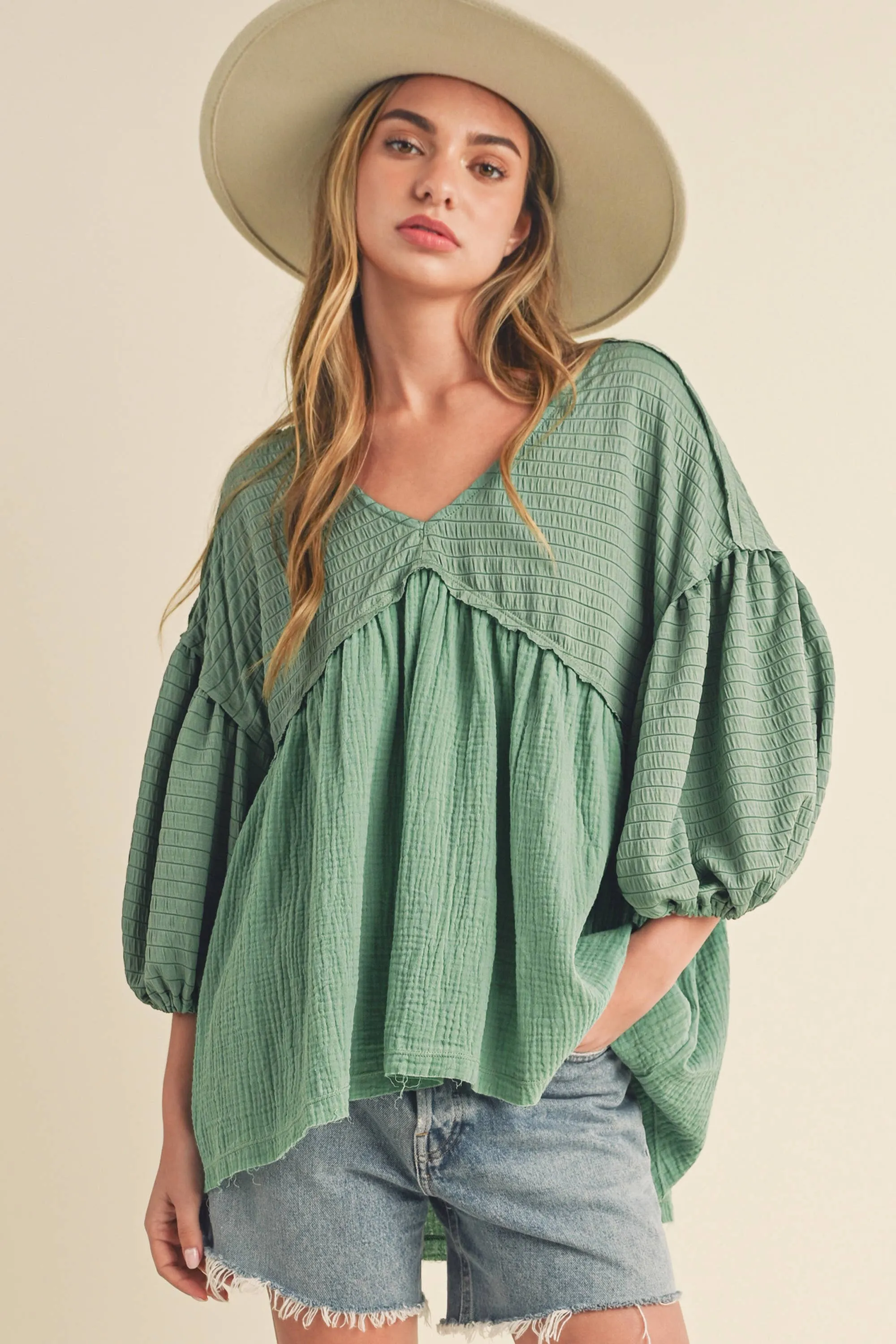 880AS Natalie Top 2: White / L / Top