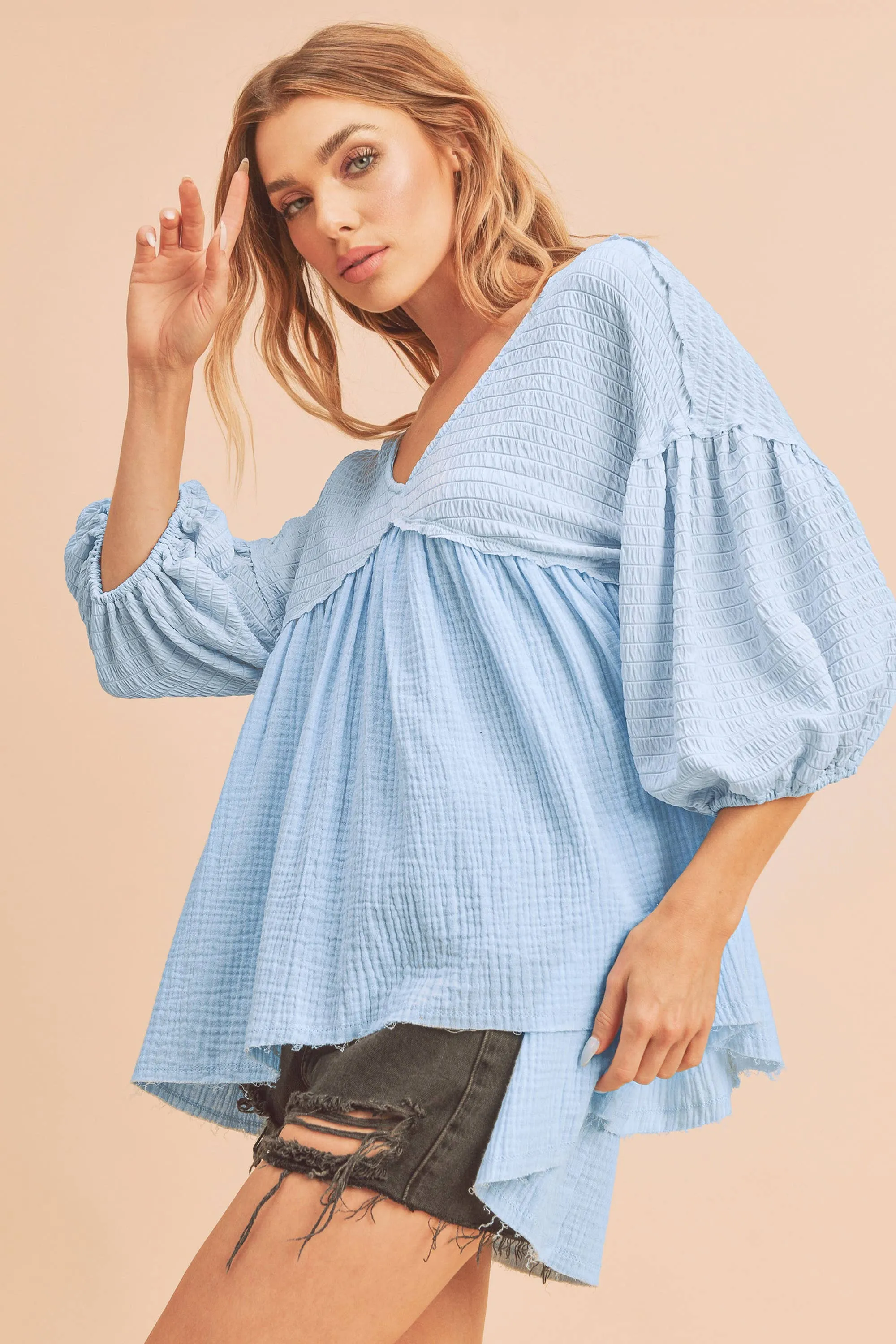880AS Natalie Top 2: White / L / Top