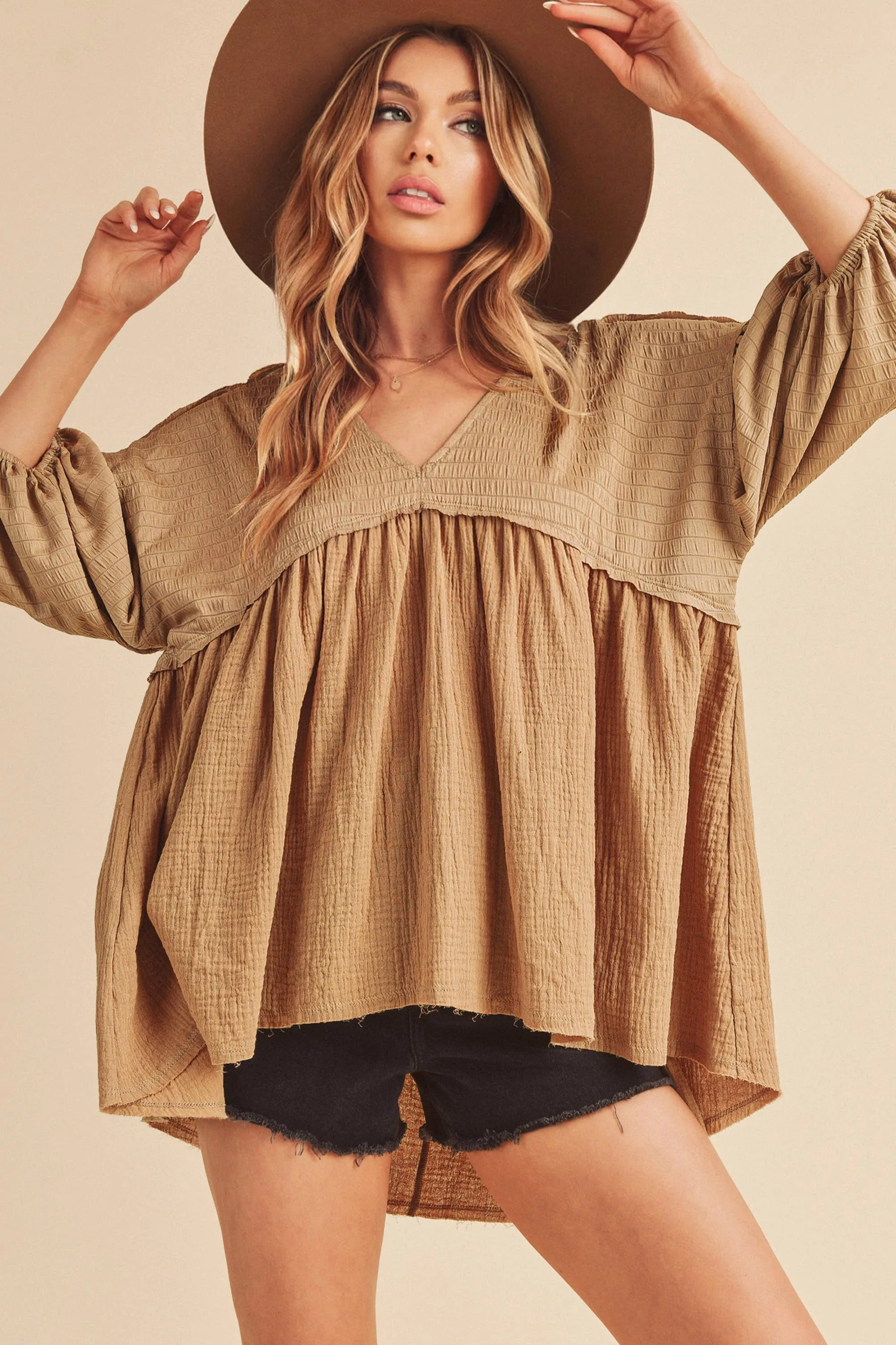 880AS Natalie Top 2: White / L / Top