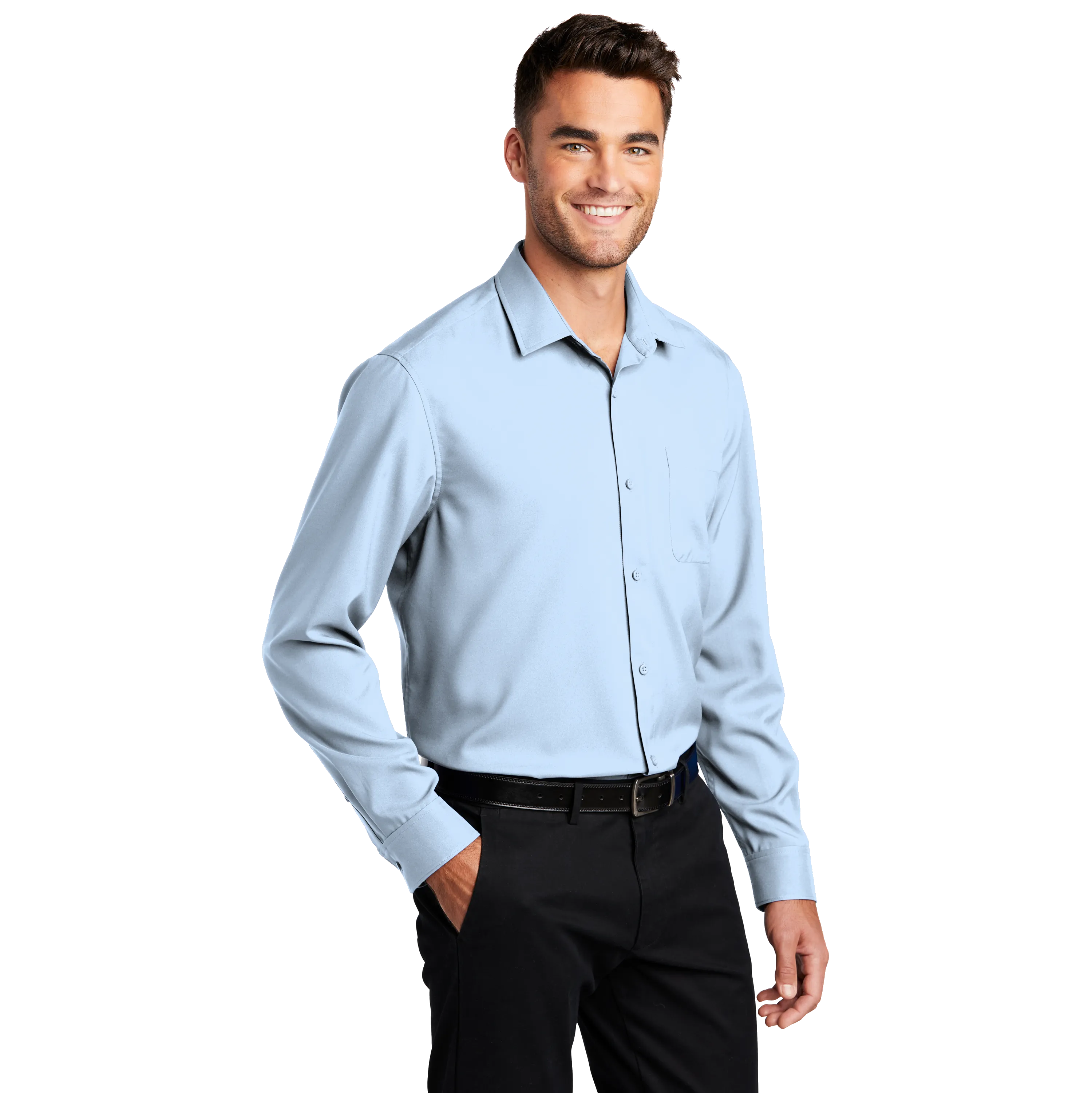 A2059M Mens Long Sleeve Performance Staff Shirt