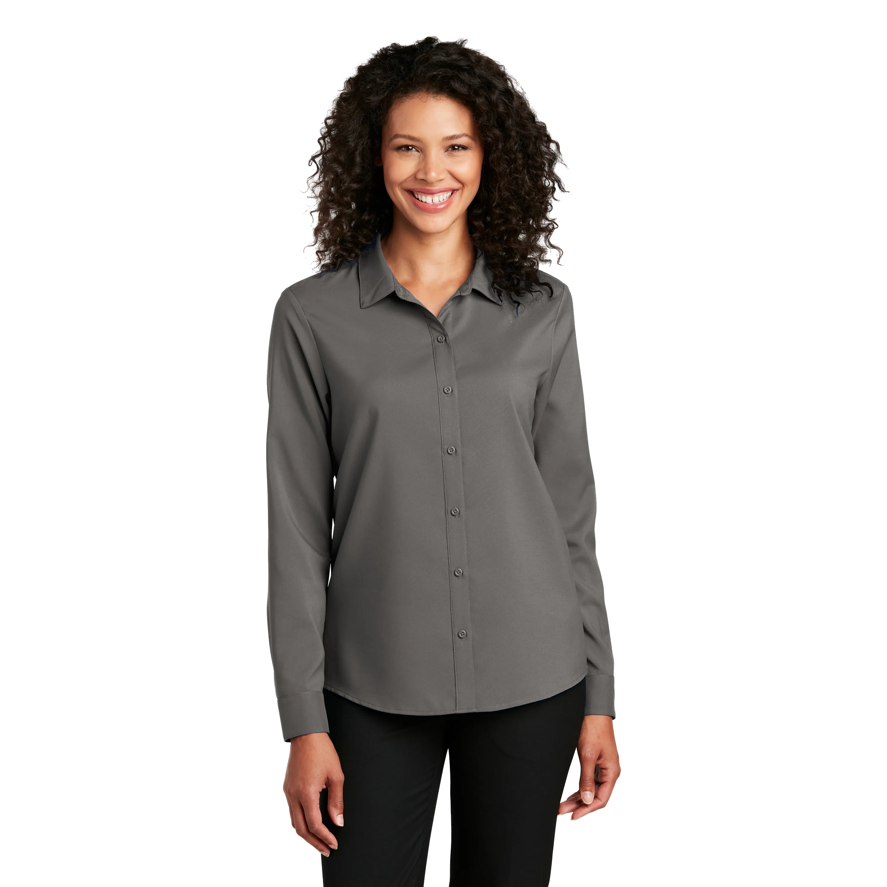 A2059W Ladies Long Sleeve Performance Staff Shirt