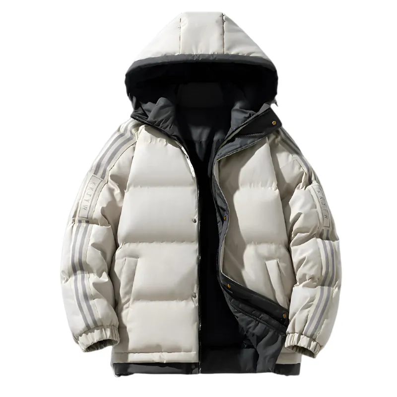 Alex – Winter-Ready Hooded Men’s Cotton Jacket