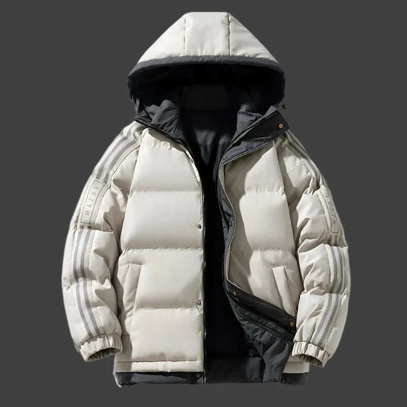 Alex – Winter-Ready Hooded Men’s Cotton Jacket