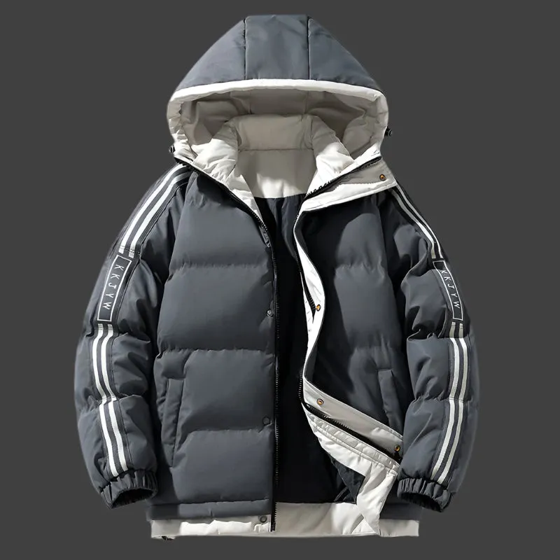 Alex – Winter-Ready Hooded Men’s Cotton Jacket