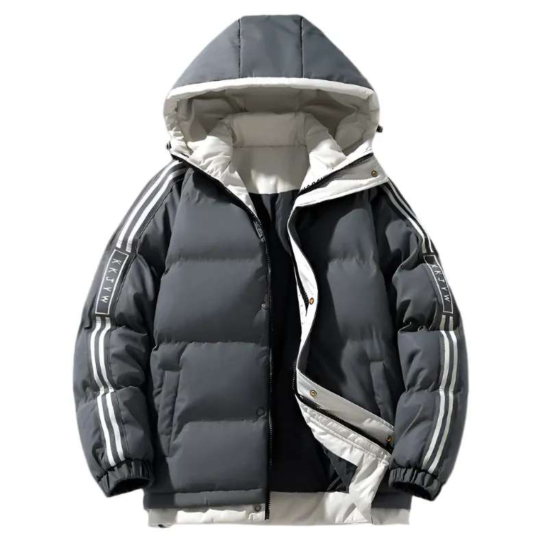 Alex – Winter-Ready Hooded Men’s Cotton Jacket