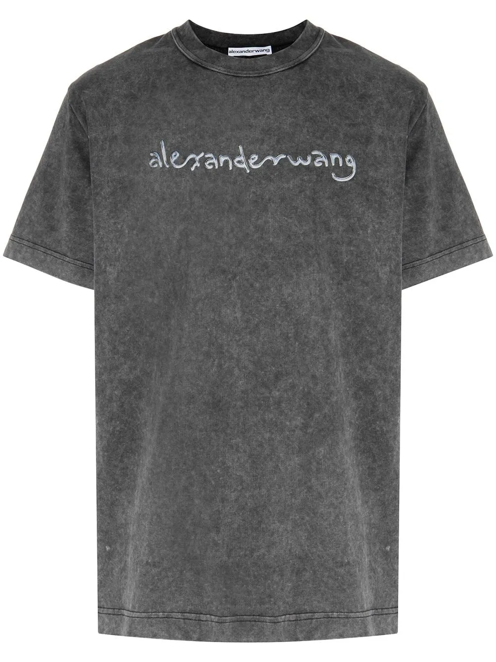 Alexander Wang faded-effect logo-print T-shirt