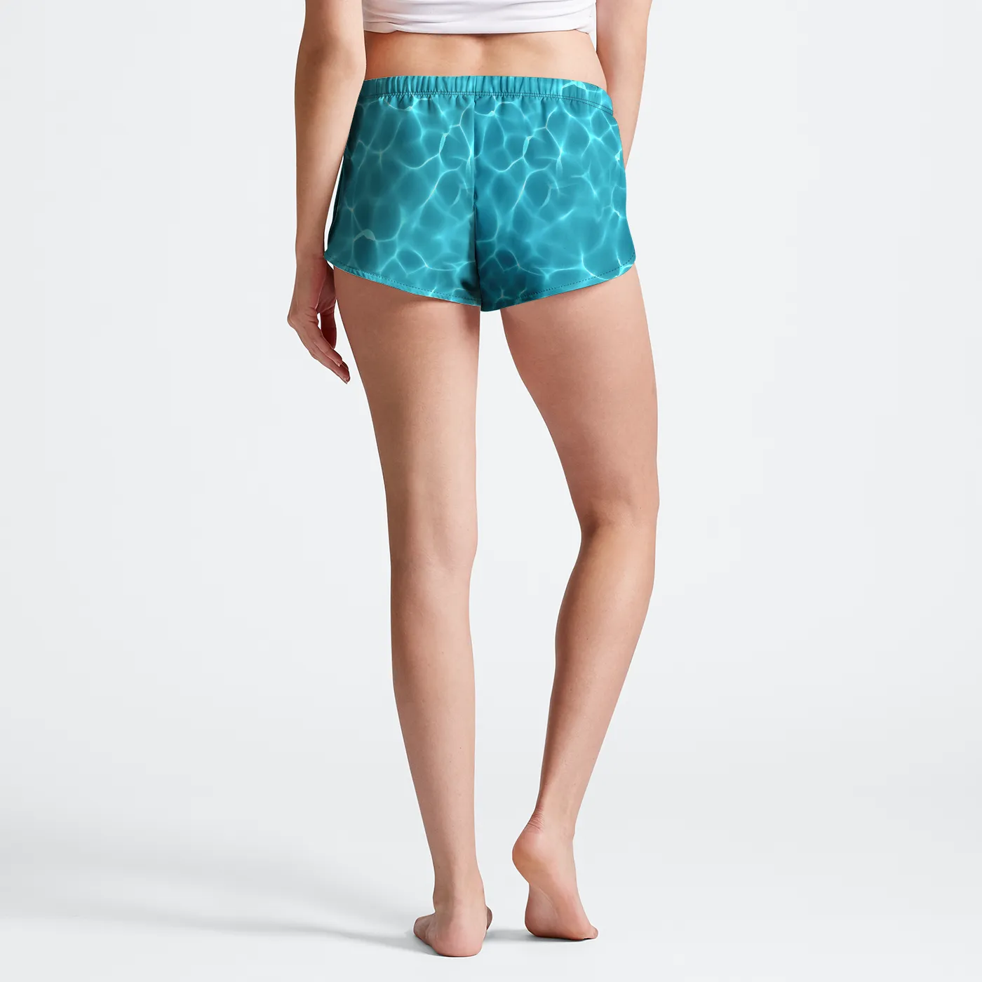 Aqua Waters Running Shorts