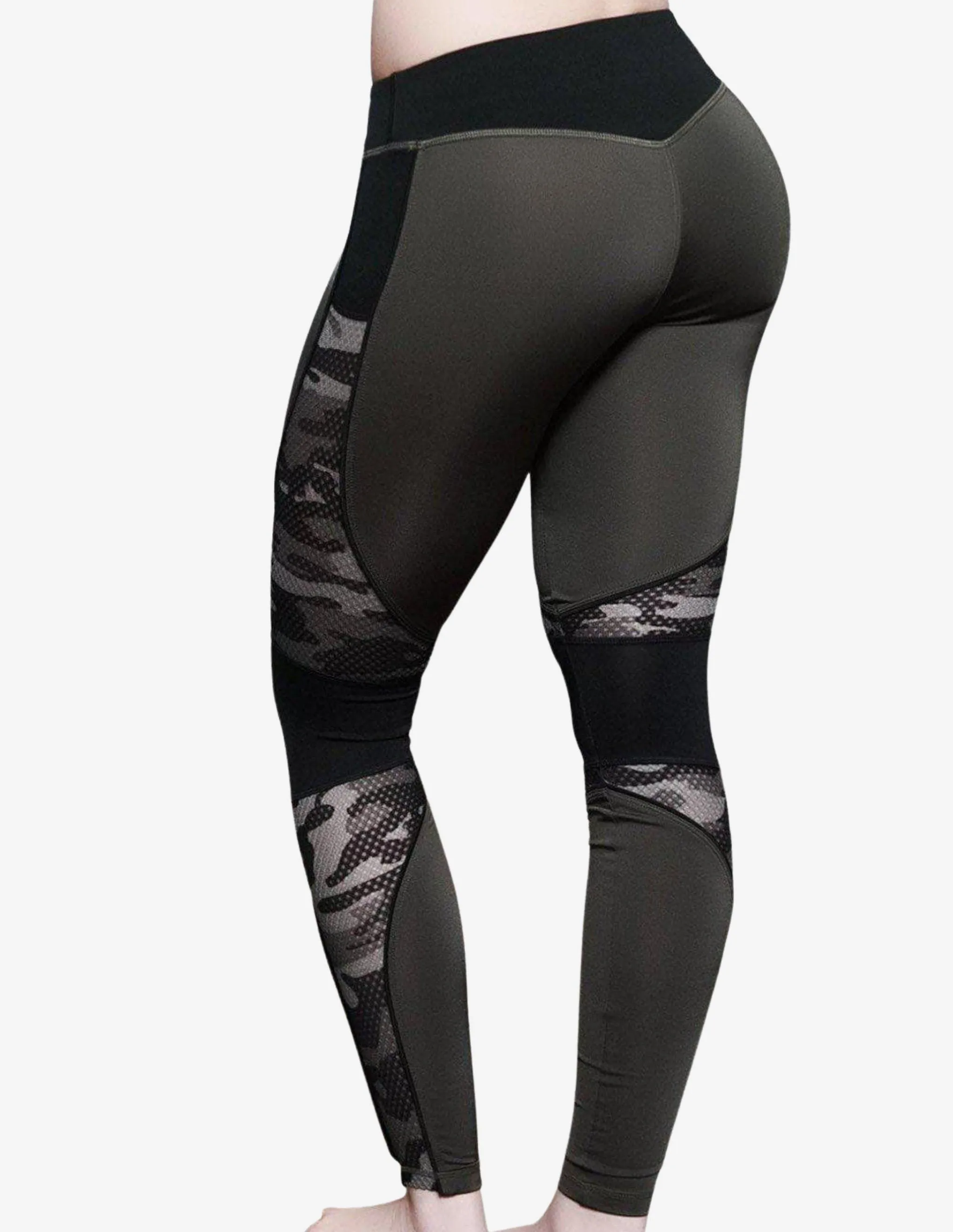 Ares Camo Army Green Leggings