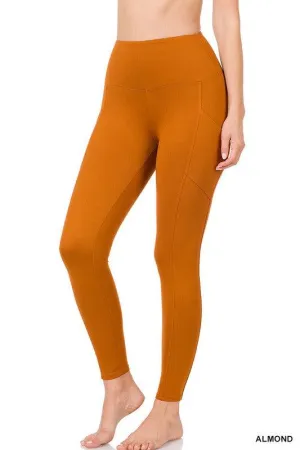 Athletic Super Soft Leggings in Almond
