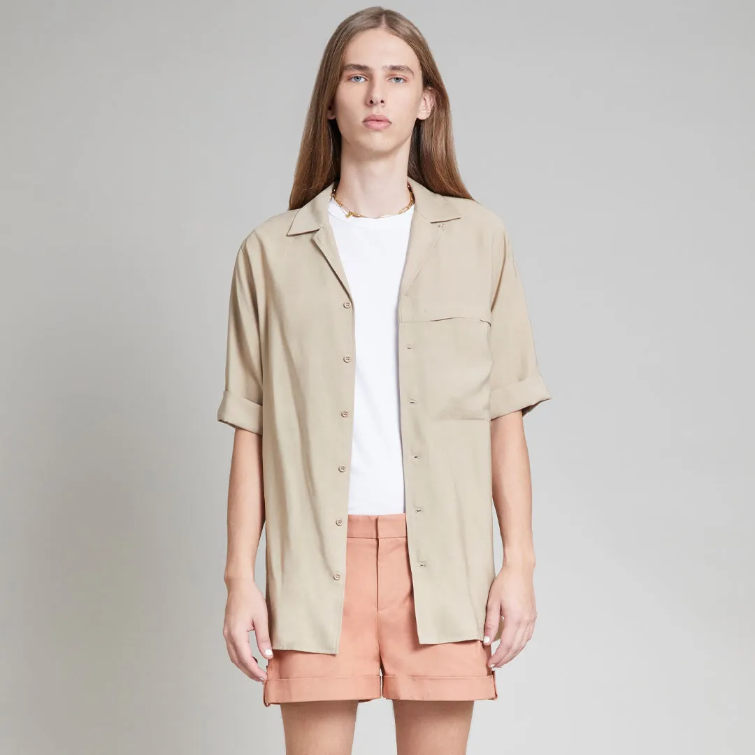 AUBREY CUBAN SHIRT KHAKI