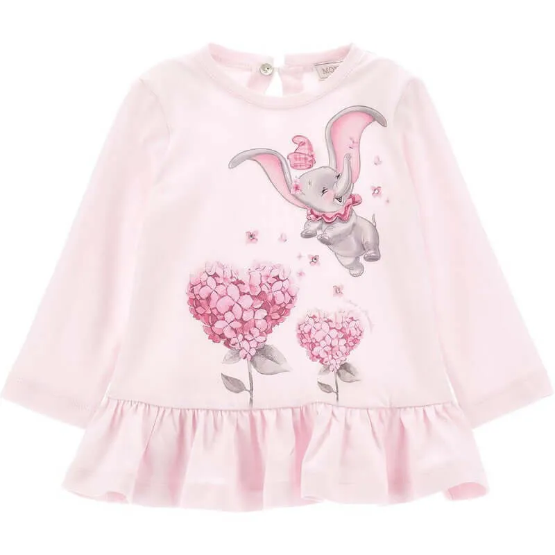 Baby Girls Pink Dumbo Legging Set