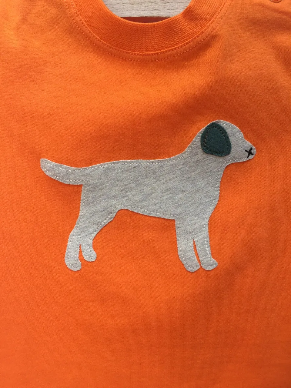 Baby Labrador T-shirt - Orange
