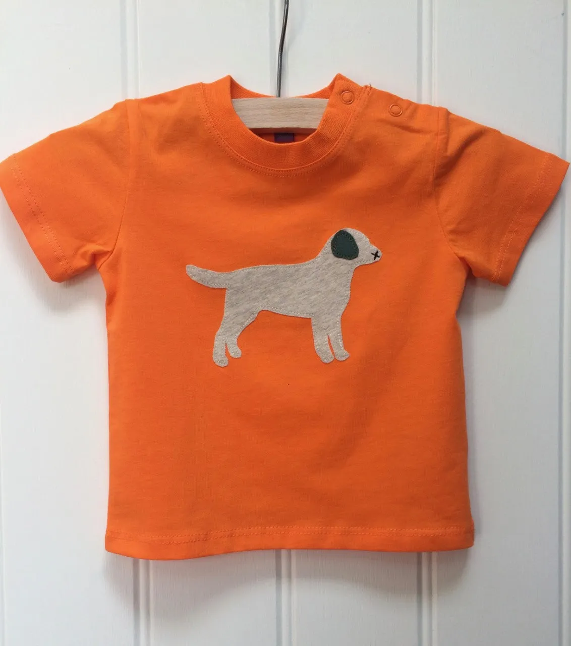Baby Labrador T-shirt - Orange
