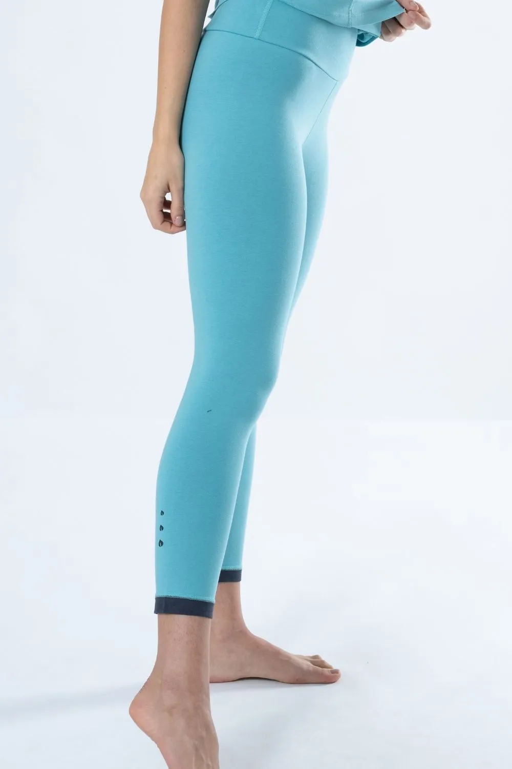 Bamboo BioCotton Mix Solid Color 7/8 Leggings