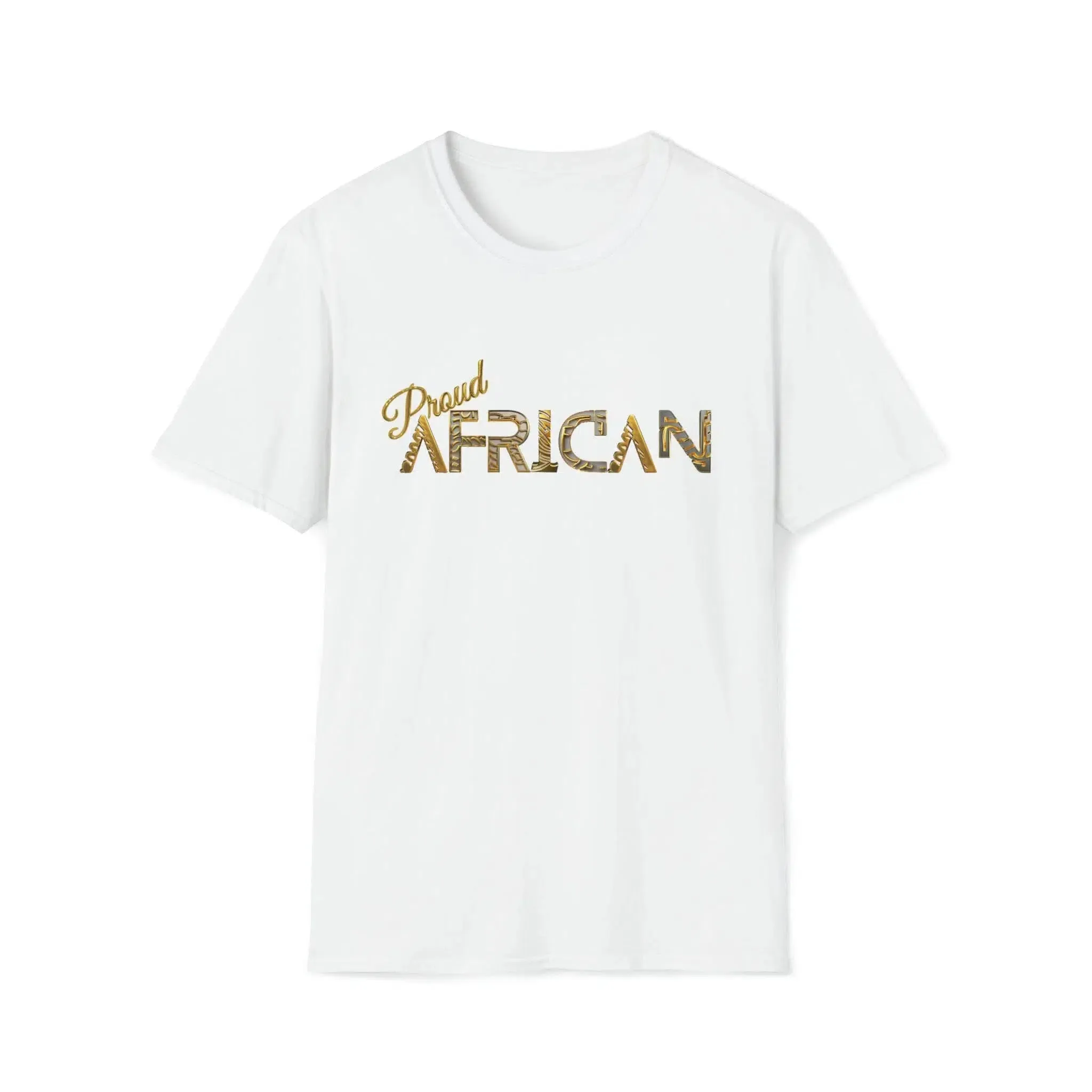 Black Culture Clothing | African Pride T Shirt Golden