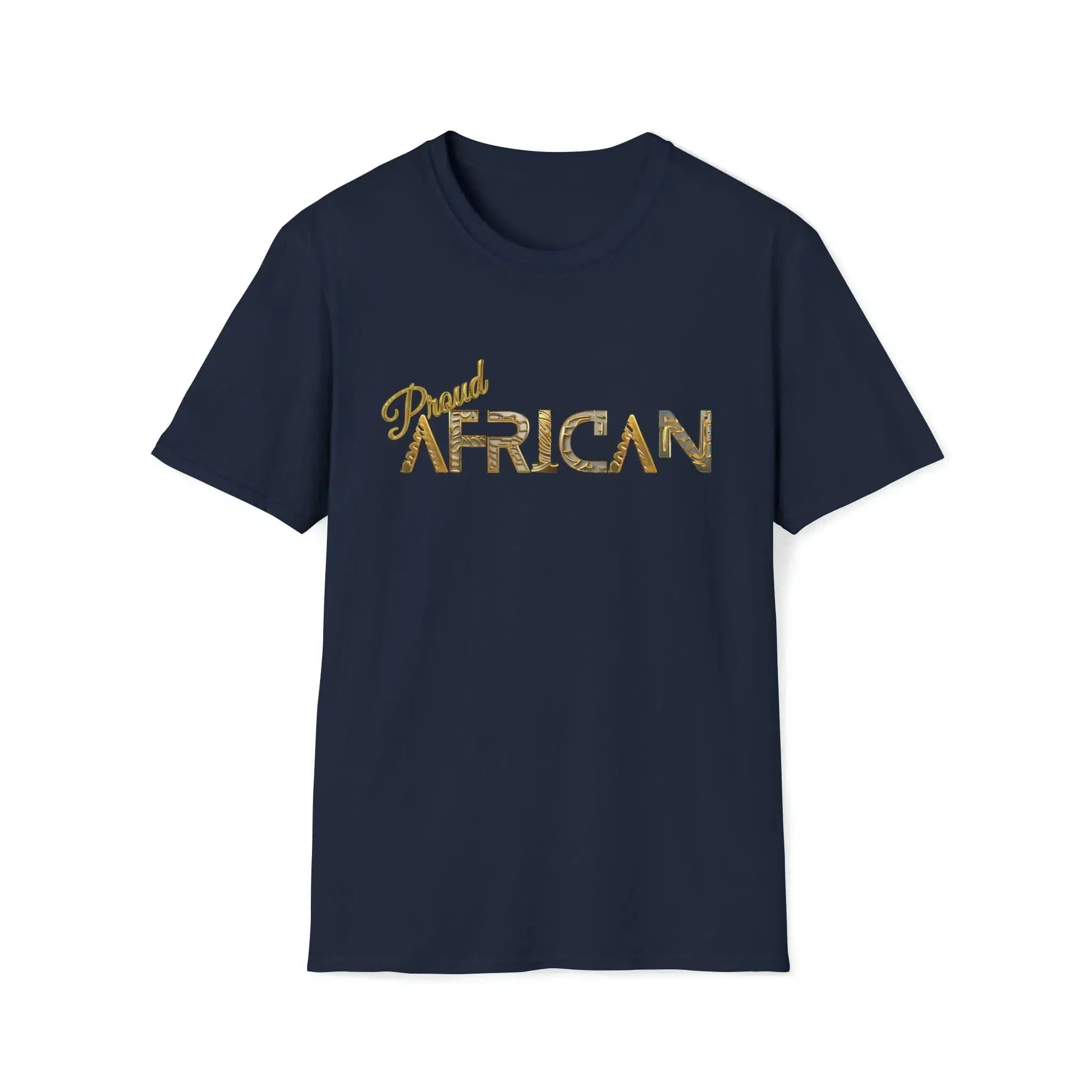 Black Culture Clothing | African Pride T Shirt Golden