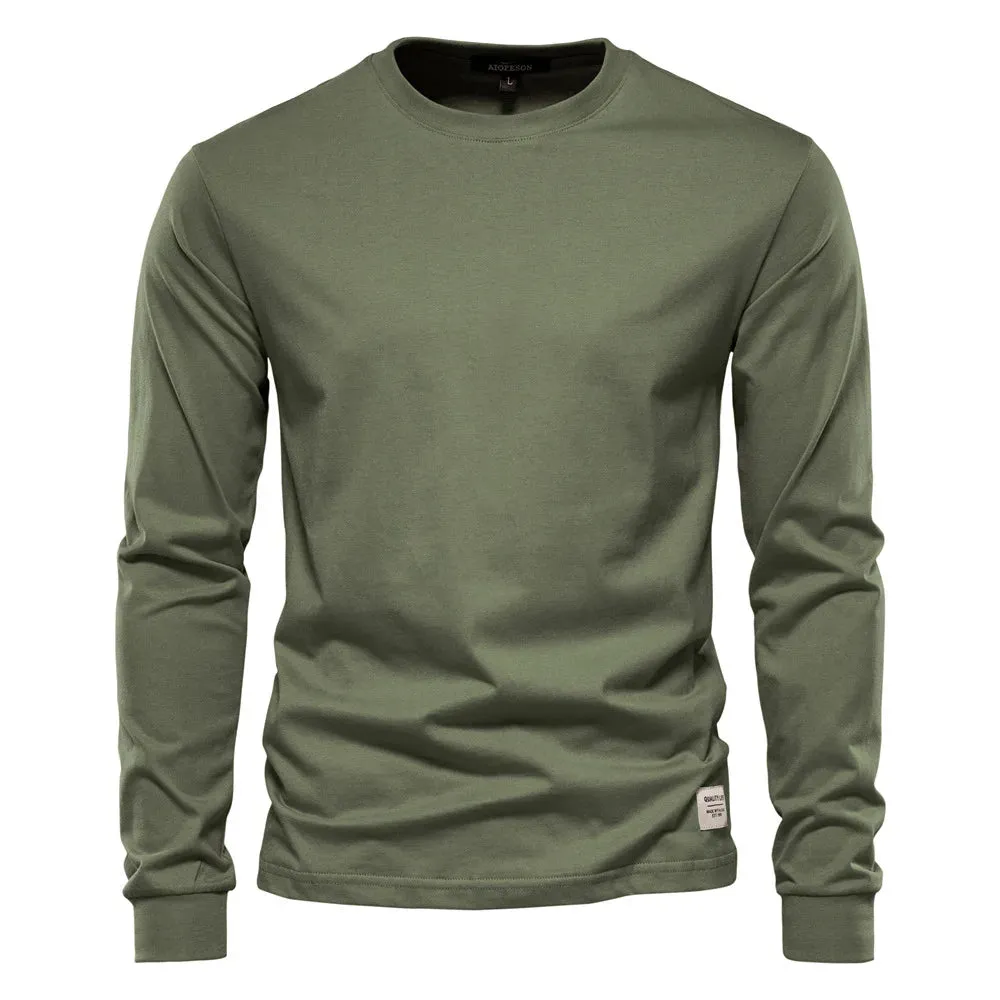 BOLUBAO Cotton Workwear Long Sleeve Tee