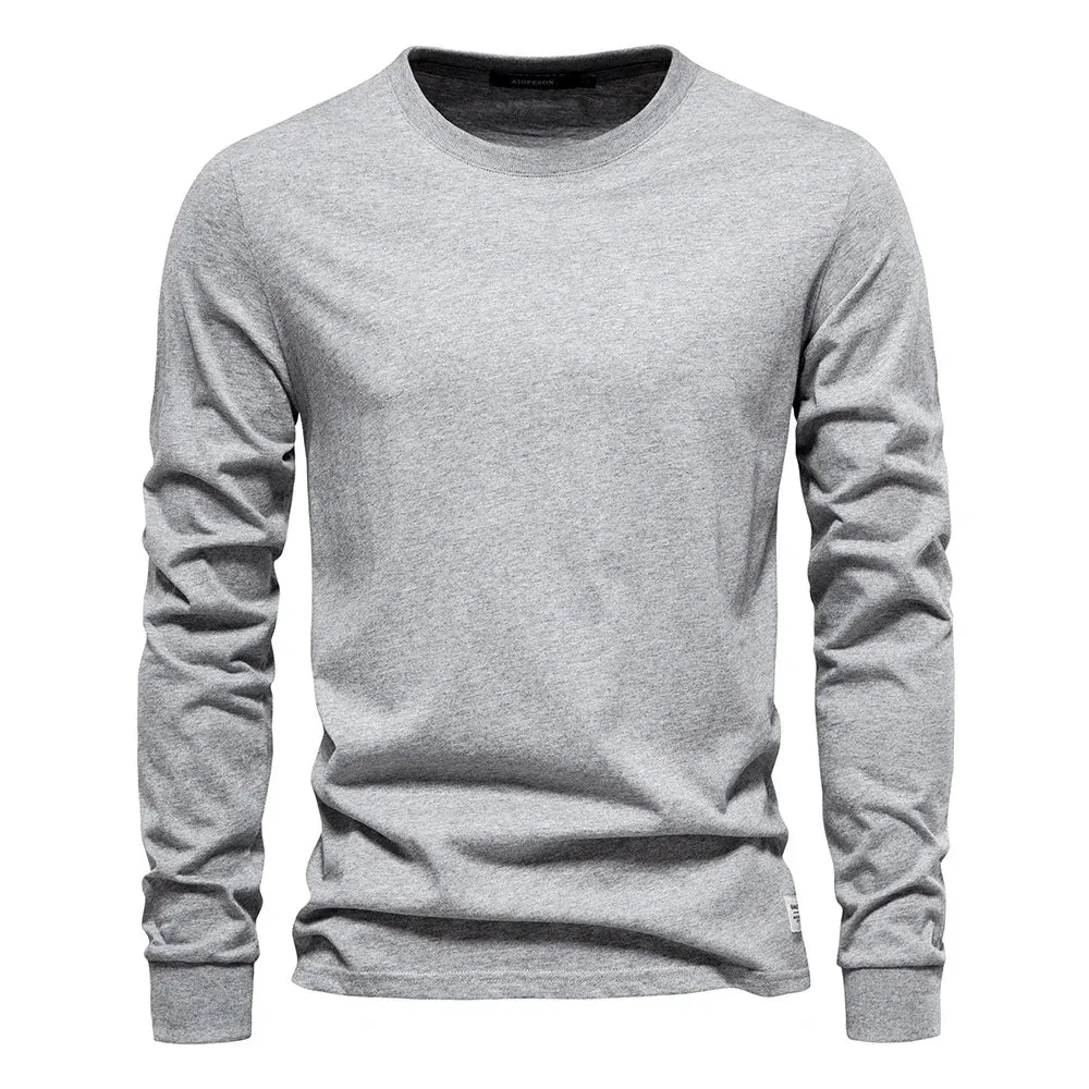 BOLUBAO Cotton Workwear Long Sleeve Tee