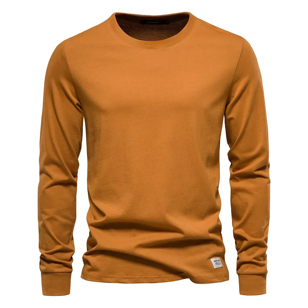 BOLUBAO Cotton Workwear Long Sleeve Tee