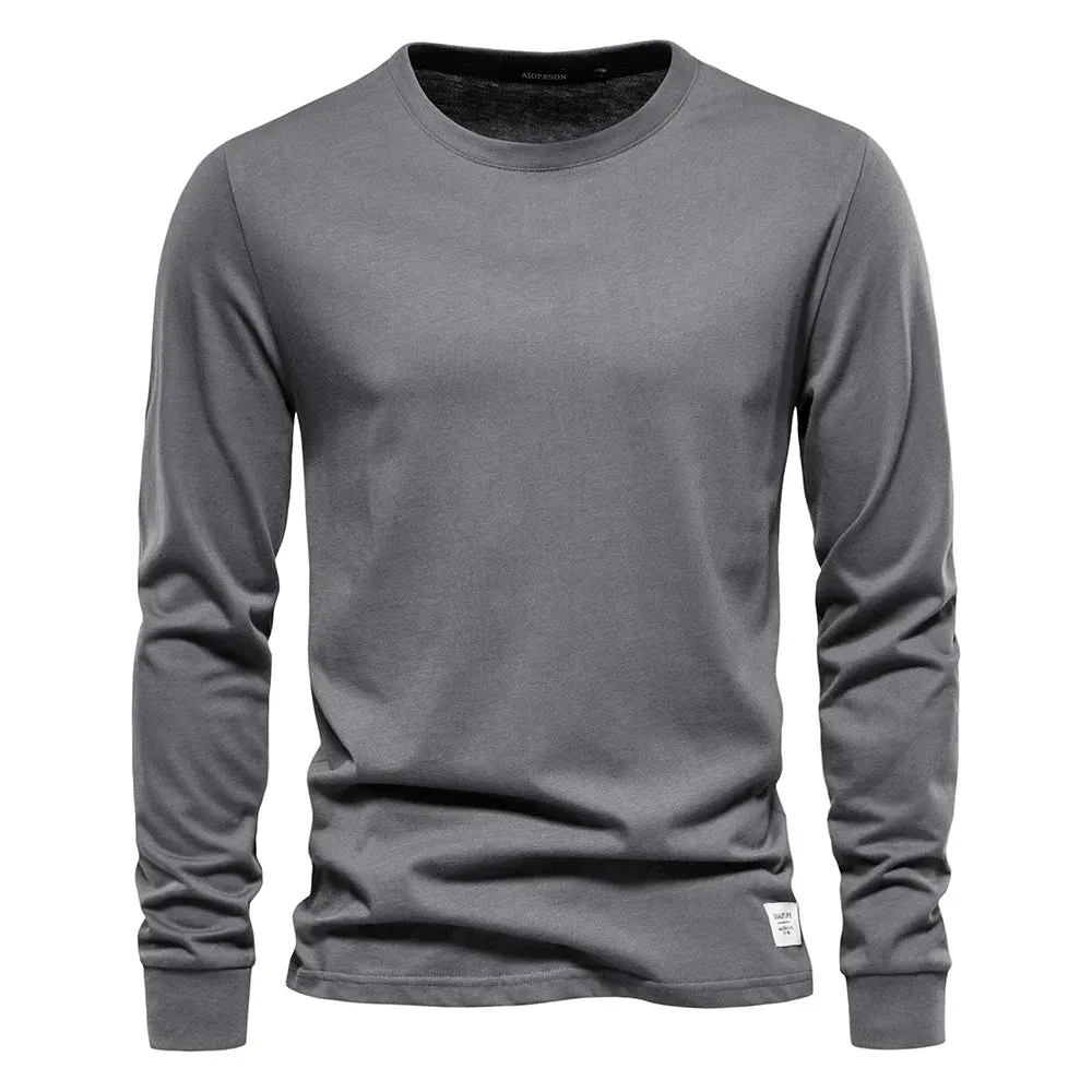 BOLUBAO Cotton Workwear Long Sleeve Tee