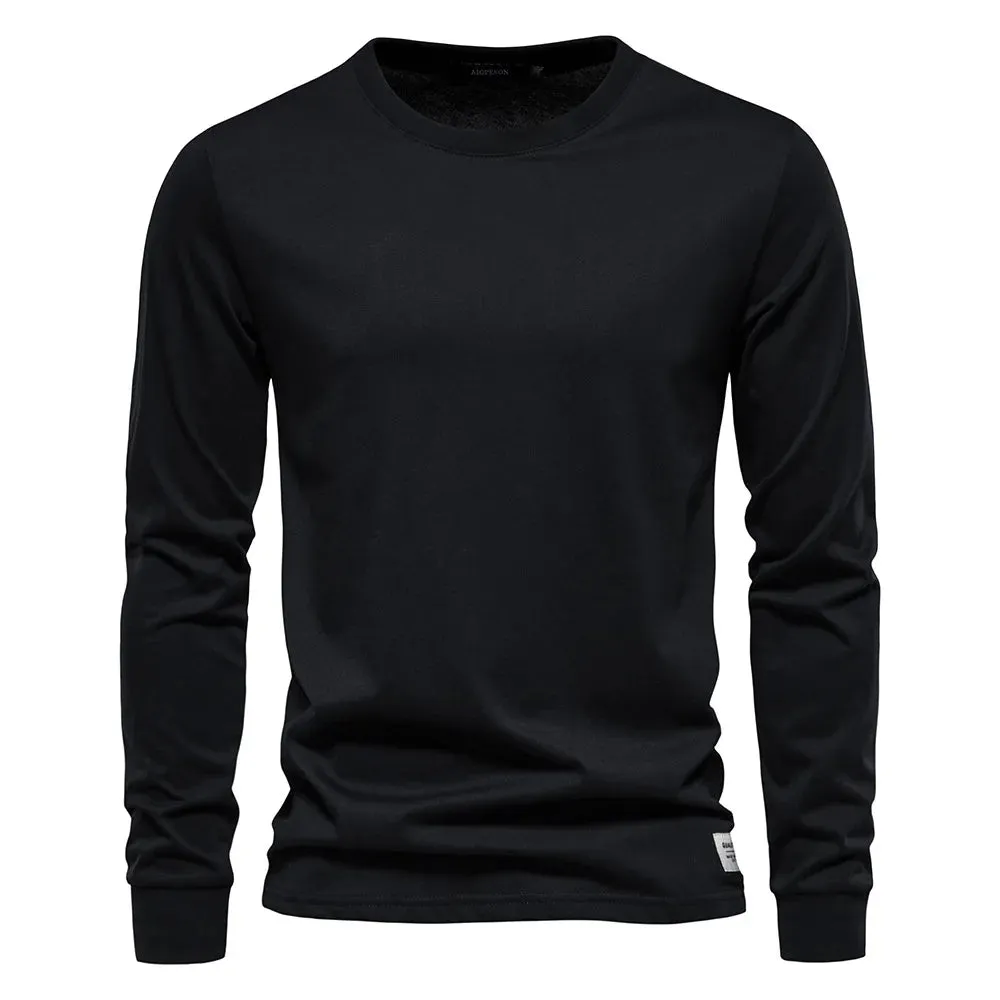 BOLUBAO Cotton Workwear Long Sleeve Tee