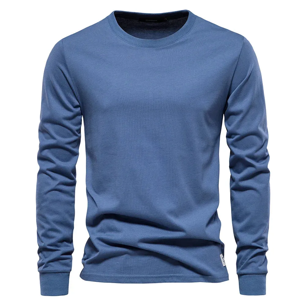 BOLUBAO Cotton Workwear Long Sleeve Tee