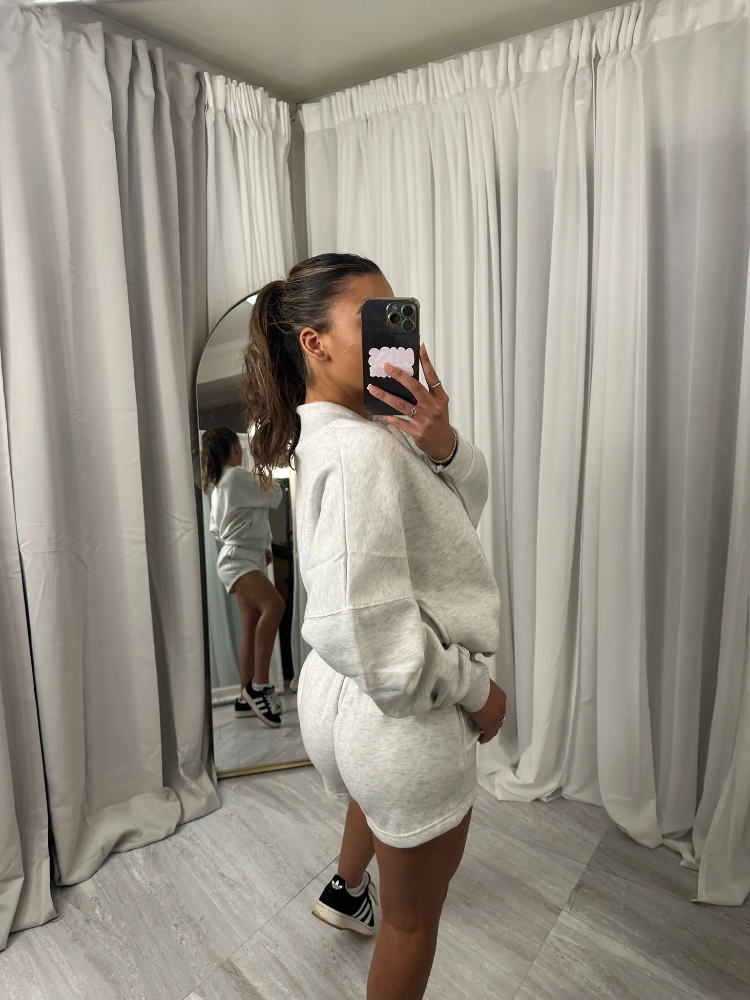 Bomber jacket and shorts set