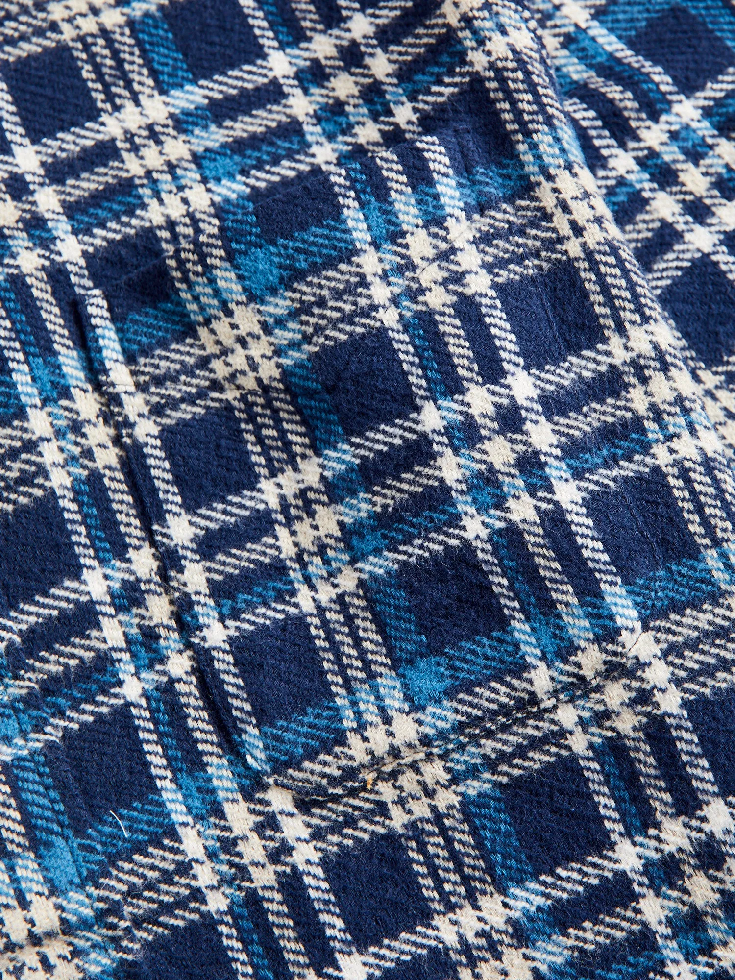 Brushed Triple-Yarn Flannel in Aqua