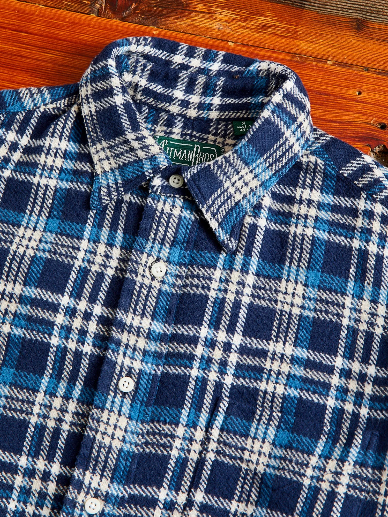 Brushed Triple-Yarn Flannel in Aqua