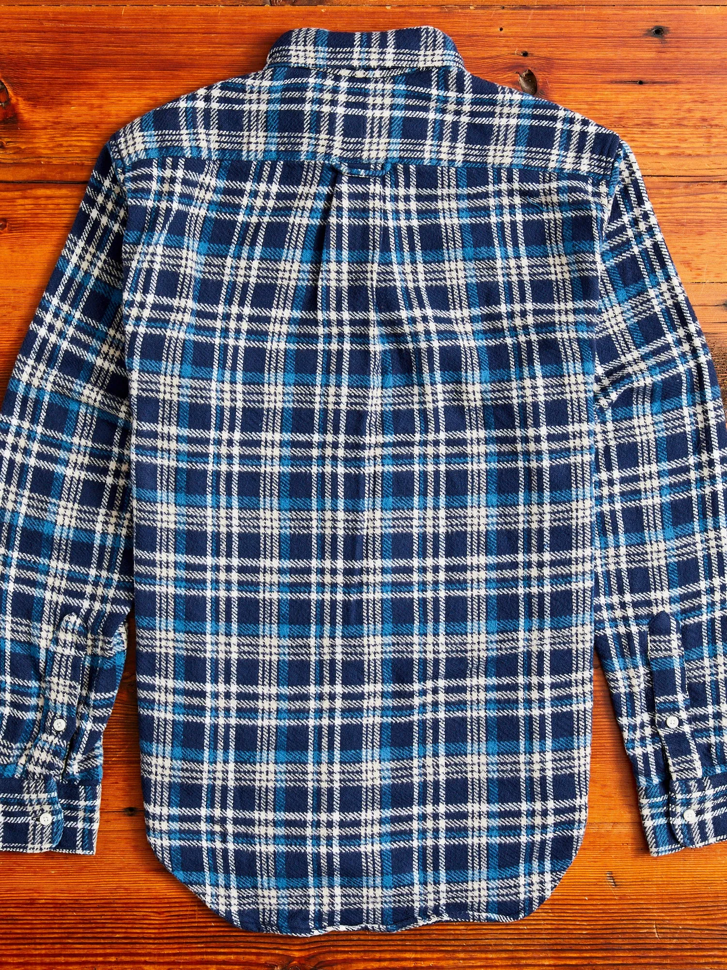 Brushed Triple-Yarn Flannel in Aqua