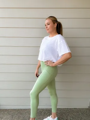 Butter Soft Leggings in Matcha