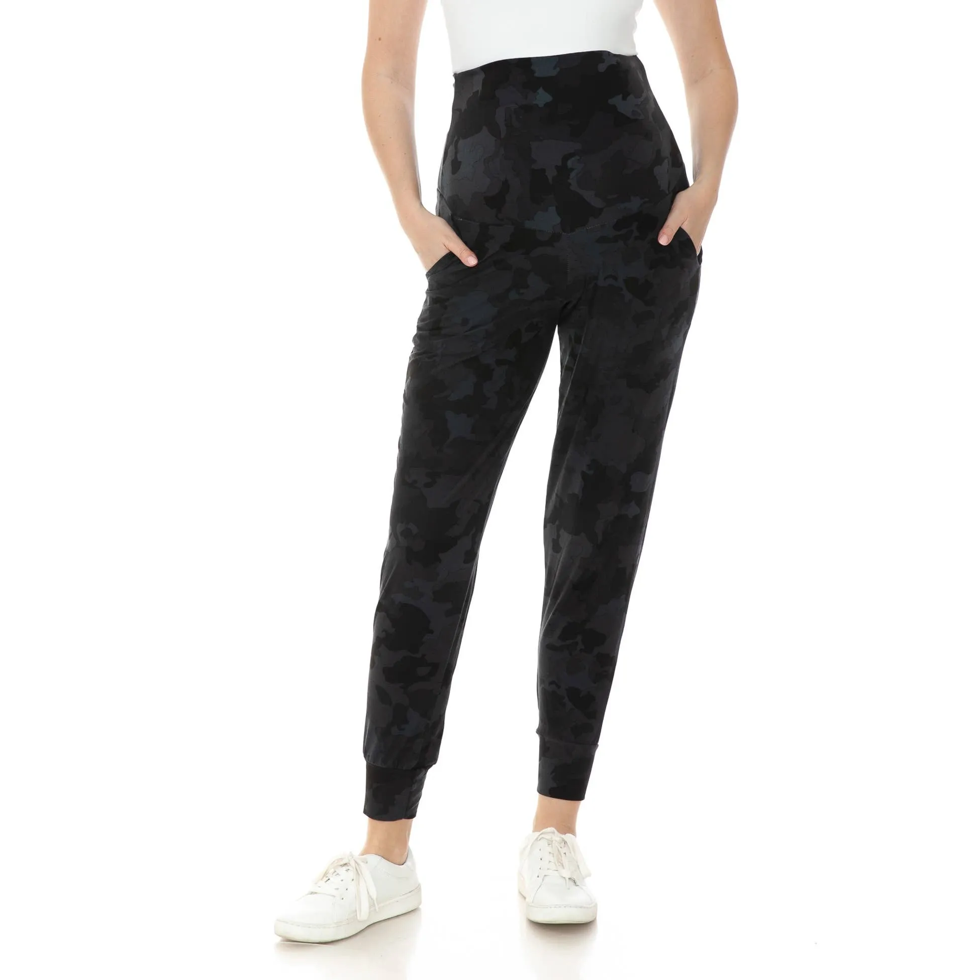 Buttery Soft Maternity Comfort Print Joggers