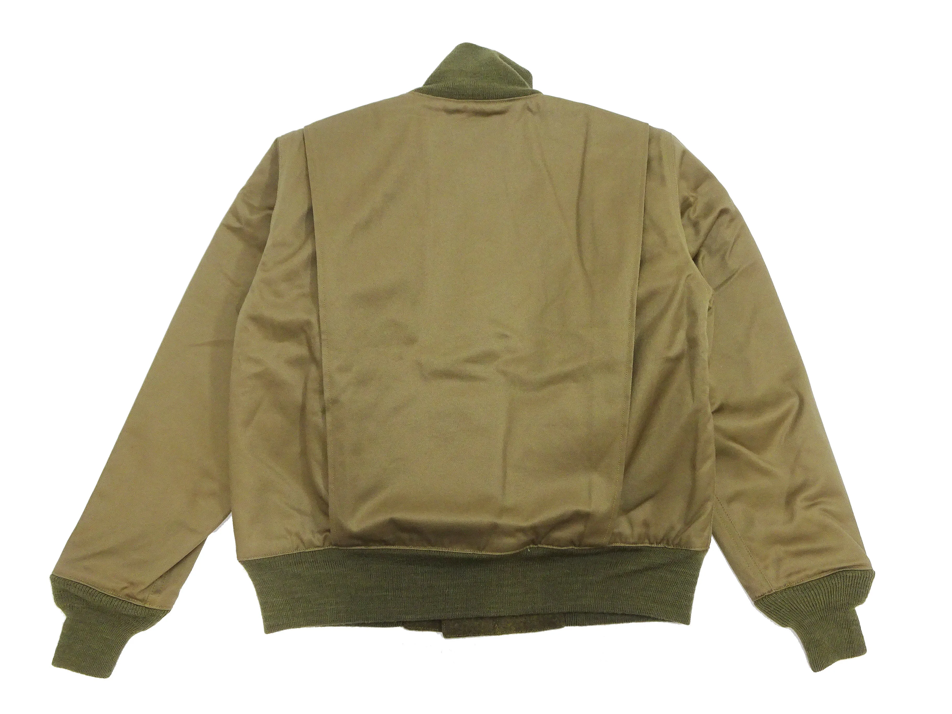 Buzz Rickson Plain Tanker Jacket Men's Reproduction US Army 1941 1st Pattern Tank Jacket BR14860 Olive Drab