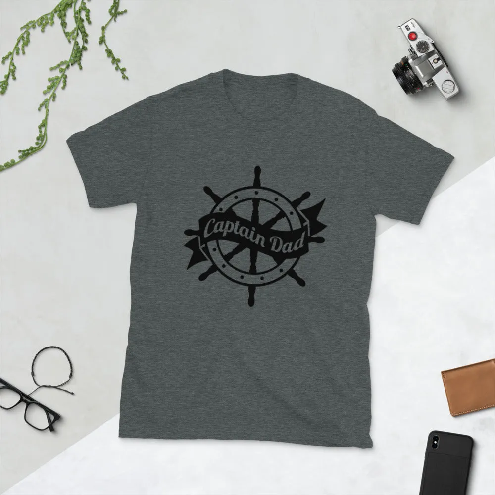 Captain Dad Short-Sleeve Unisex T-Shirt