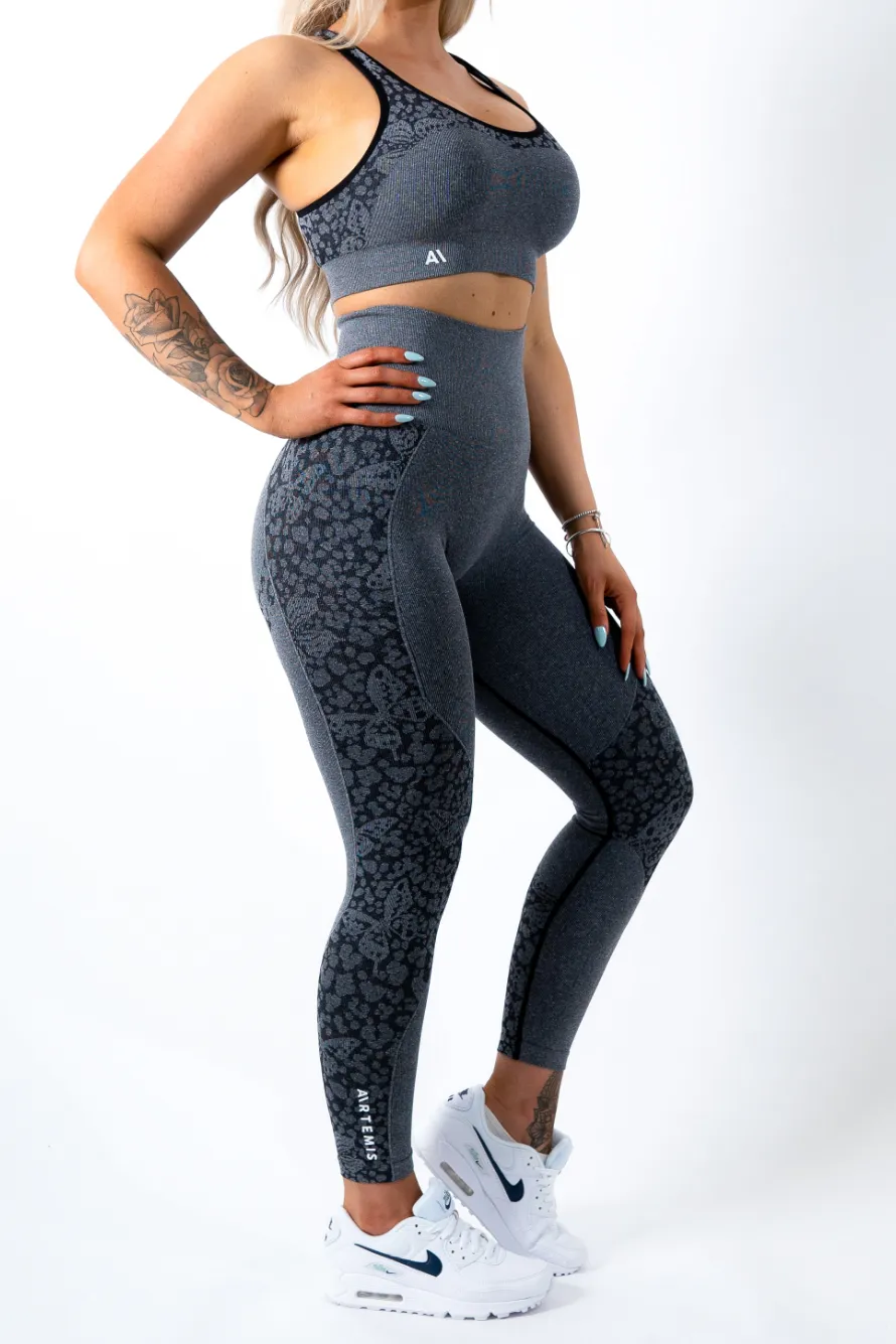 Coco-Fly Scrunch Bum Leggings Charcoal
