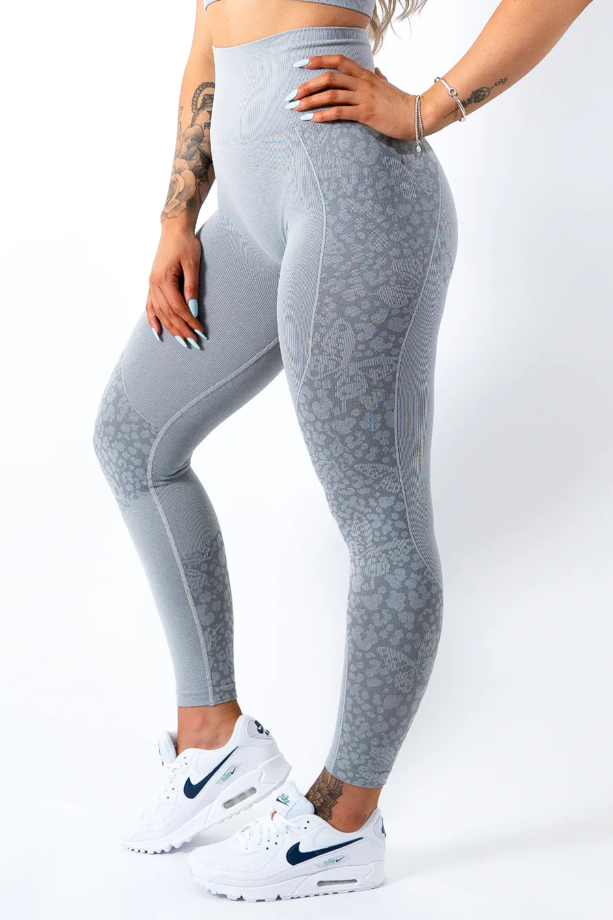 Coco-Fly Scrunch Bum Leggings Light Grey